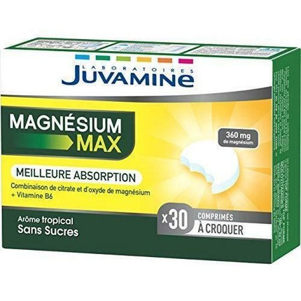 Жевательные таблетки Magnesium Max 30 шт Juvamine
Жевательные таблетки Magnesium Max 30 шт Juvamine