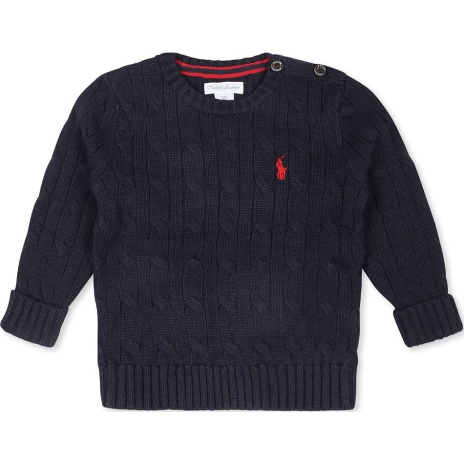 Polo Ralph Lauren Свитер темно-синего цвета для младенцев и малышей
Polo Ralph Lauren Свитер темно-синего цвета для младенцев и малышей