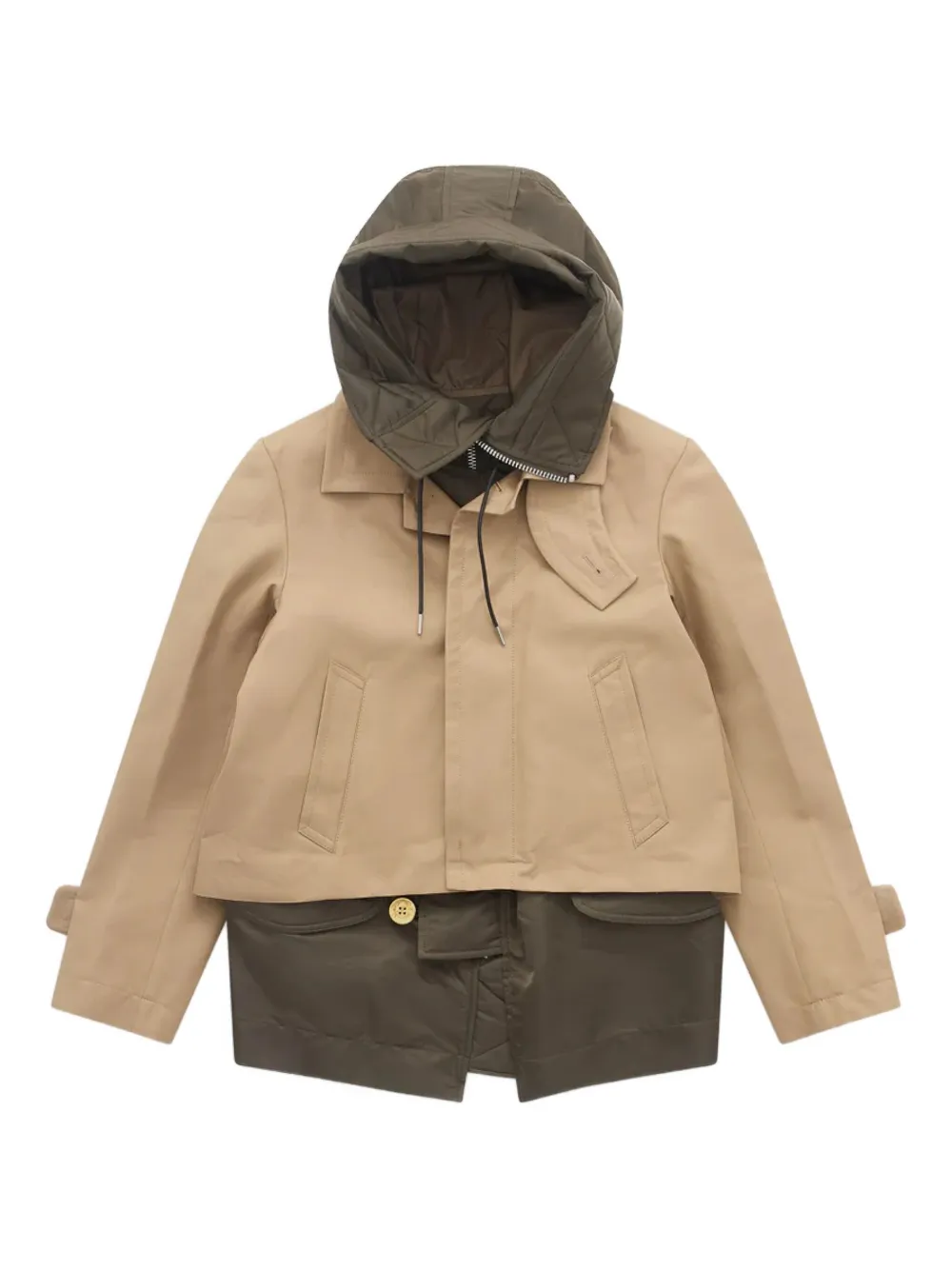 Куртка со стеганым воротником SACAI, коричневый
Куртка со стеганым воротником SACAI, коричневый