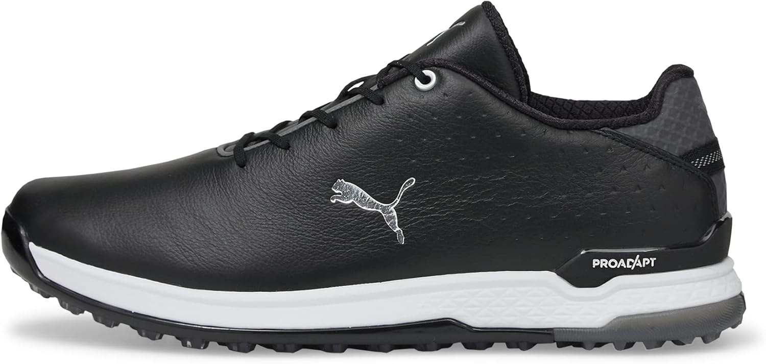 Мужские кожаные кроссовки pumagolf Proadapt Alphacat, черный
Мужские кожаные кроссовки pumagolf Proadapt Alphacat, черный