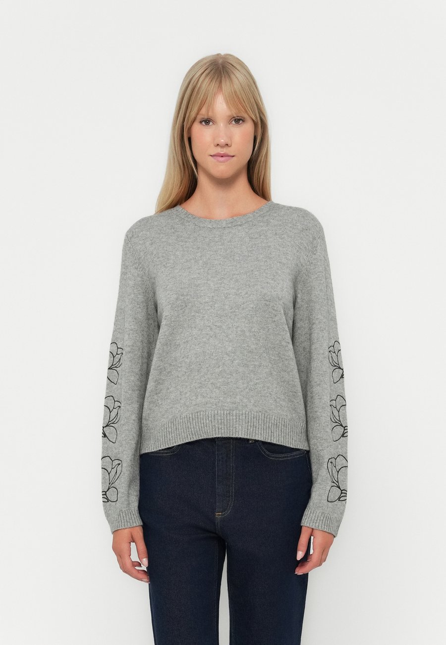 Джемпер ONLY ONLATIA FLOWER O NECK , Medium Grey /Mottled Light Grey
Джемпер ONLY ONLATIA FLOWER O NECK , Medium Grey /Mottled Light Grey