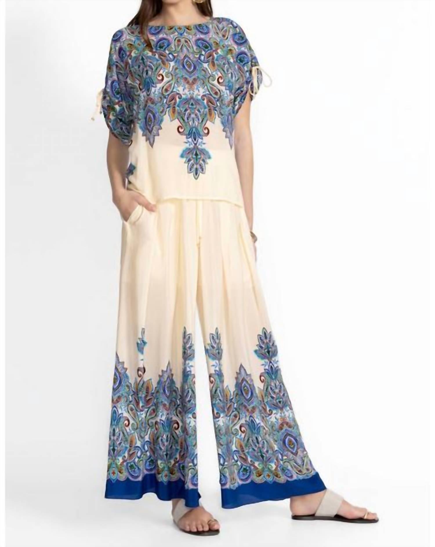 Плиссированные брюки с широкими штанинами Ruta Johnny Was, Ruta
Плиссированные брюки с широкими штанинами Ruta Johnny Was, Ruta