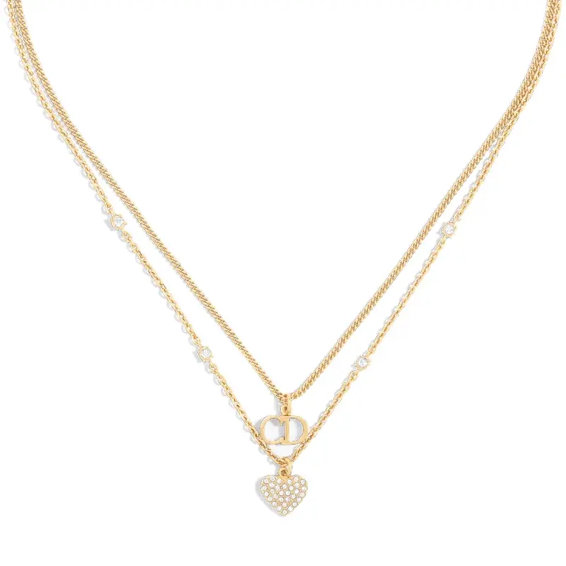 DIOR Золотое металлическое колье Women's Gold
DIOR Золотое металлическое колье Women's Gold