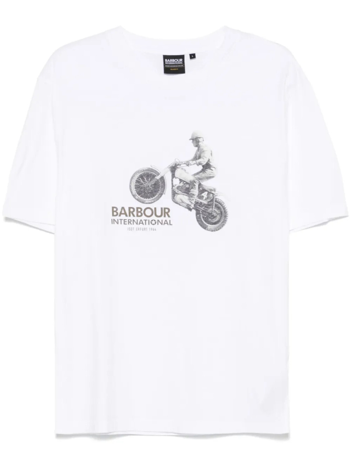 Barbour International футболка с графичным принтом, белый
Barbour International футболка с графичным принтом, белый