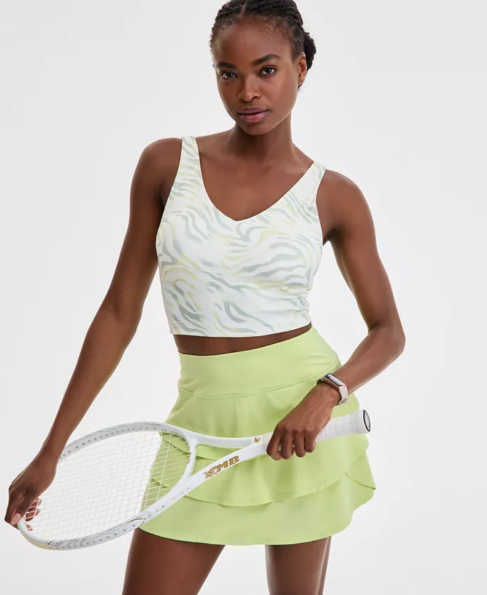 Женский укороченный топ с принтом "жидкий зебра" ID Ideology, серый
Женский укороченный топ с принтом "жидкий зебра" ID Ideology, серый