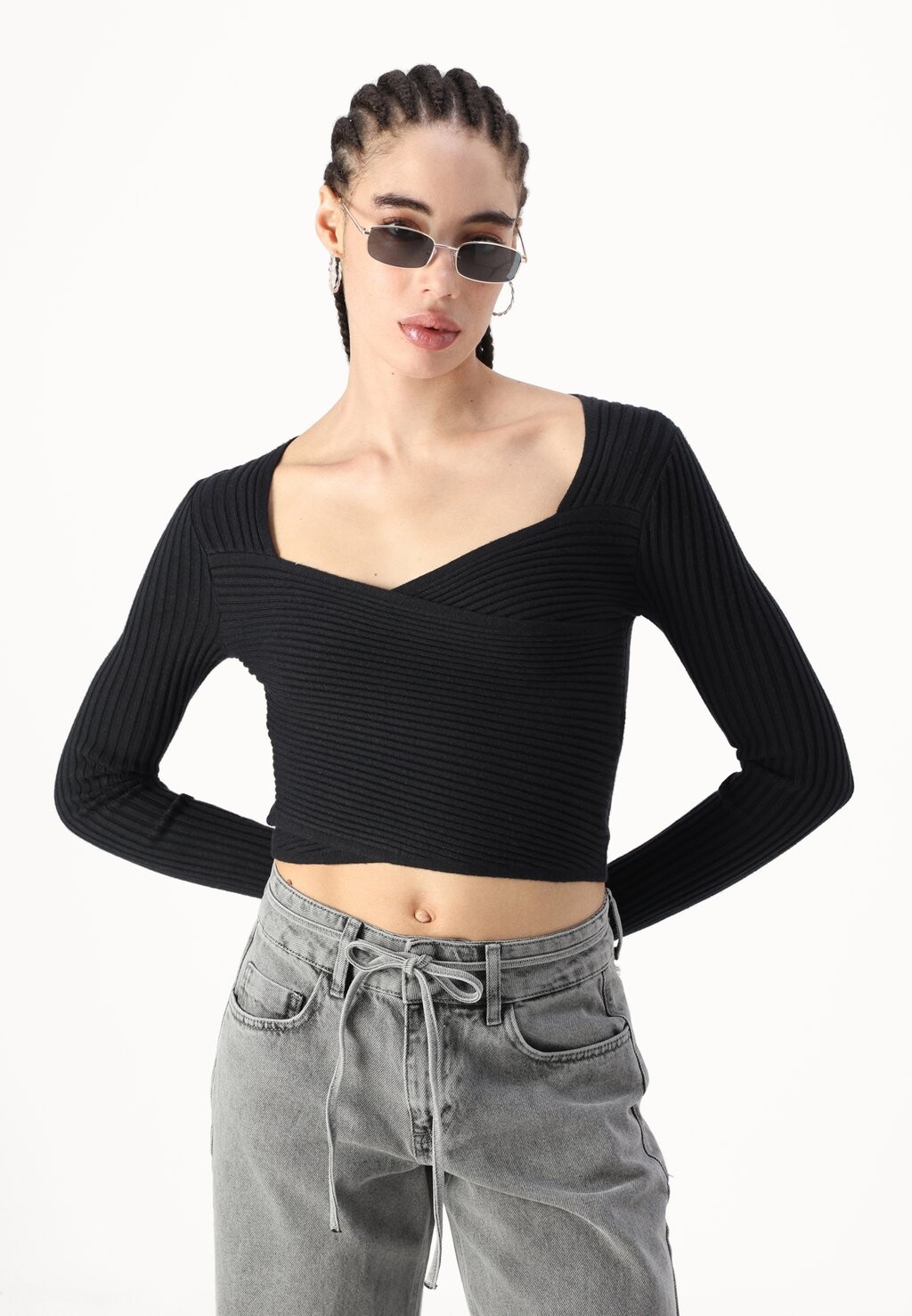 Топ с длинными рукавами Abercrombie & Fitch, черный
Топ с длинными рукавами Abercrombie & Fitch, черный