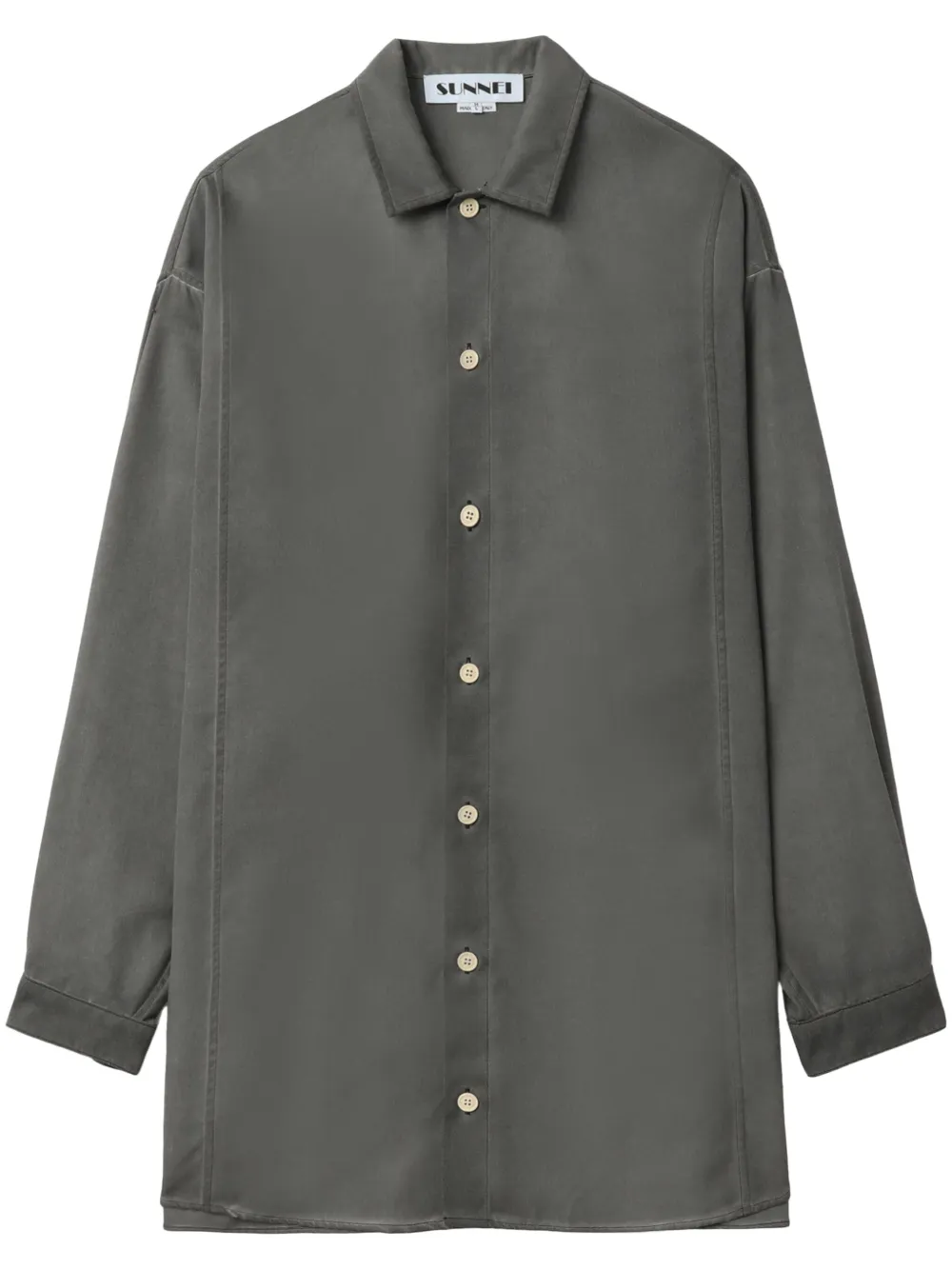 Длинная шерстяная рубашка Sunnei, серый
Длинная шерстяная рубашка Sunnei, серый