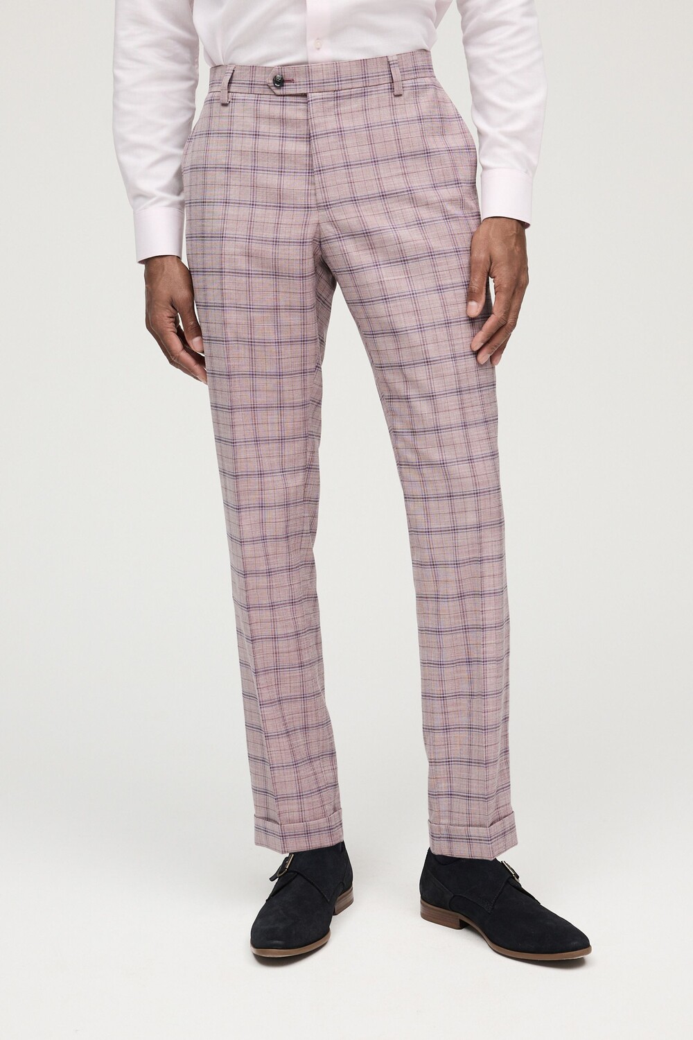 Костюмные брюки узкого кроя с клетчатым узором и отделкой Next, розовый
Костюмные брюки узкого кроя с клетчатым узором и отделкой Next, розовый