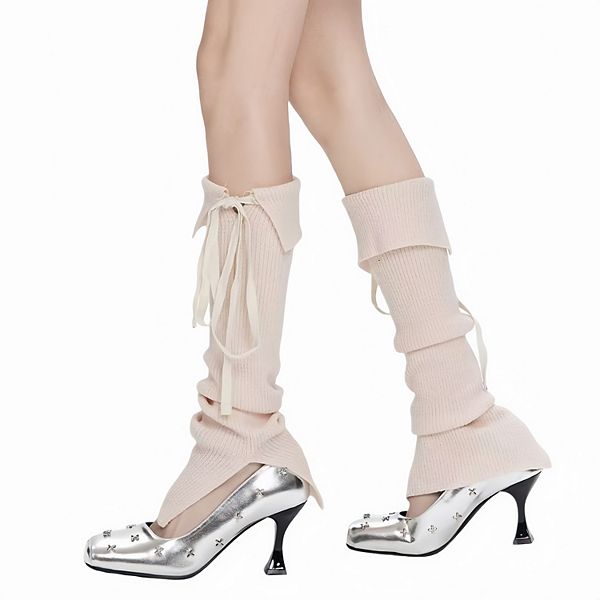 Вязаные гетры с регулируемой лентой, мягкая эластичная текстура и свободный многослойный крой Anna-Kaci, Pink
Вязаные гетры с регулируемой лентой, мягкая эластичная текстура и свободный многослойный крой Anna-Kaci, Pink