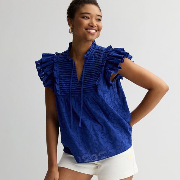 Женская блузка с воланами на рукавах Farmers Market, цвет mazarine blue
Женская блузка с воланами на рукавах Farmers Market, цвет mazarine blue