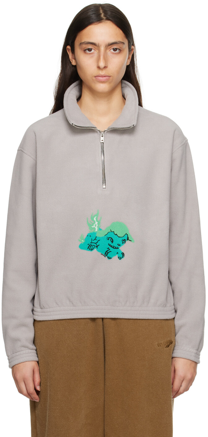 Серый свитер с пони We11done
Серый свитер с пони We11done