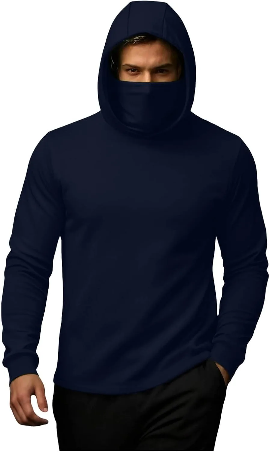 Мужская толстовка с маской, термобелье с длинным рукавом для зимних видов спорта
Мужская толстовка с маской, термобелье с длинным рукавом для зимних видов спорта