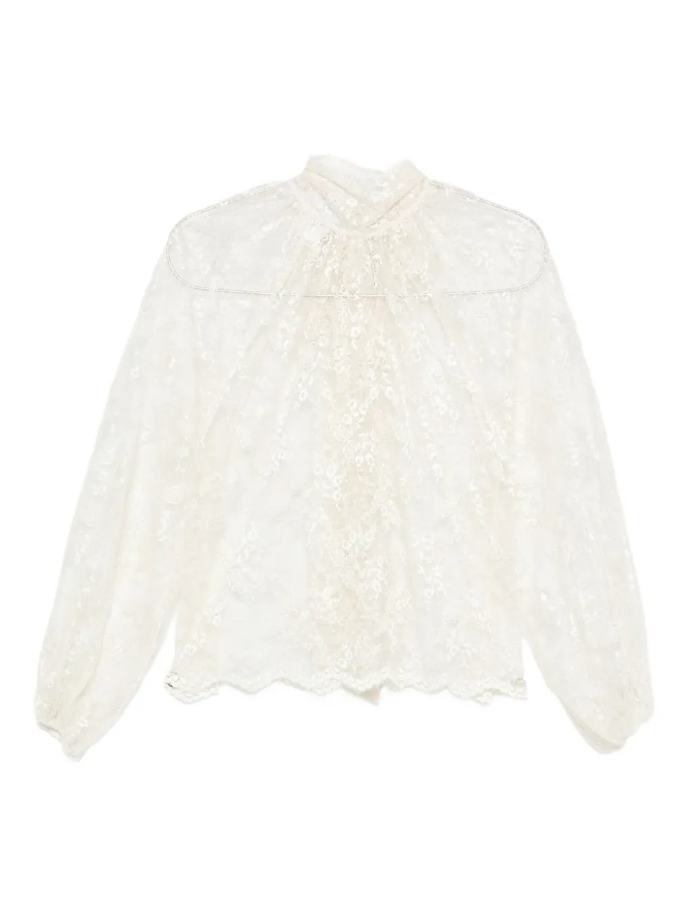 Блузка из кружева с высоким воротником So Allure, белый 
Блузка из кружева с высоким воротником So Allure, белый