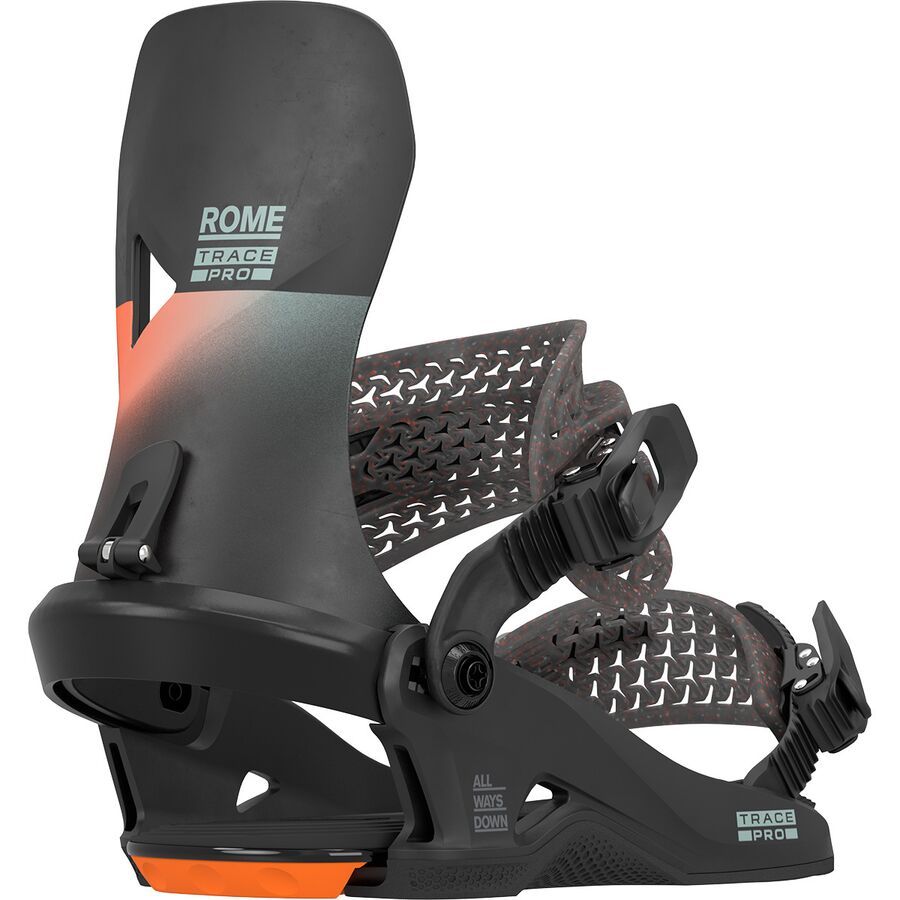 Крепления для сноуборда Rome Trace HW Pro Rome, Black/Slate
Крепления для сноуборда Rome Trace HW Pro Rome, Black/Slate
