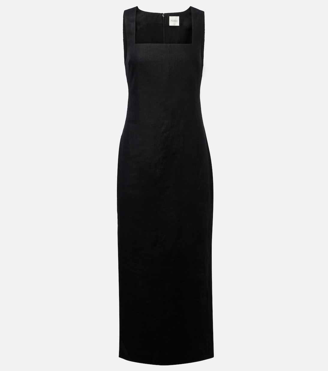 Алиса льняное макси-платье Posse, черный 
Алиса льняное макси-платье Posse, черный