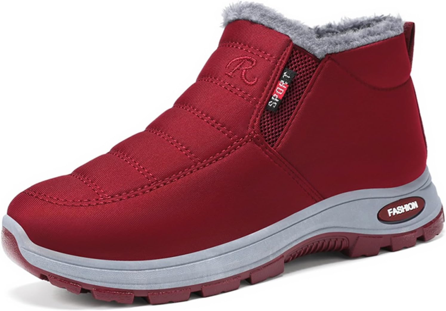 Мужские зимние ботинки без шнуровки с флисовой подкладкой Khwfjas, красный
Мужские зимние ботинки без шнуровки с флисовой подкладкой Khwfjas, красный