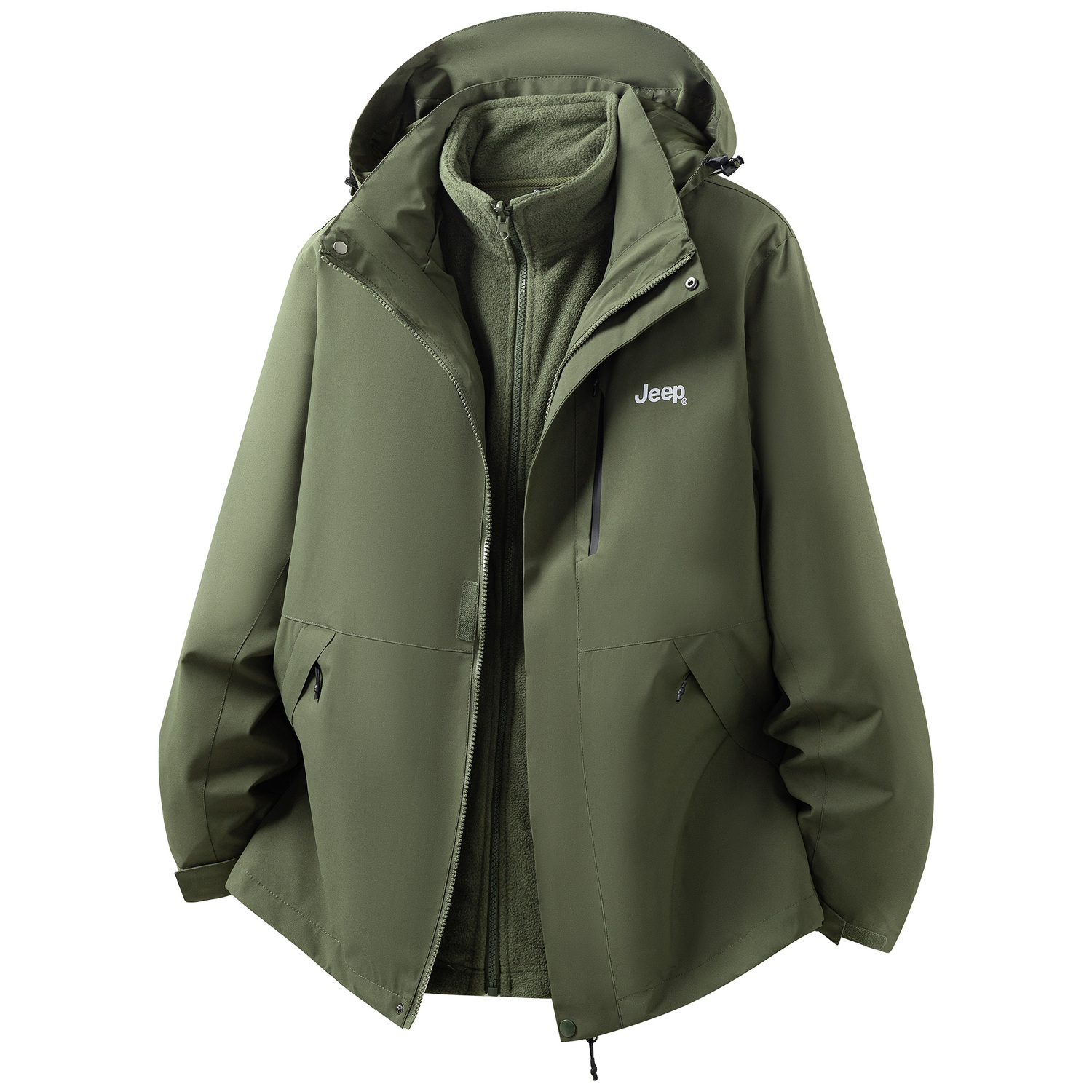 Jeep Куртка из коллекции Leisure Unisex, Army Green (084 3-in-1)
Jeep Куртка из коллекции Leisure Unisex, Army Green (084 3-in-1)