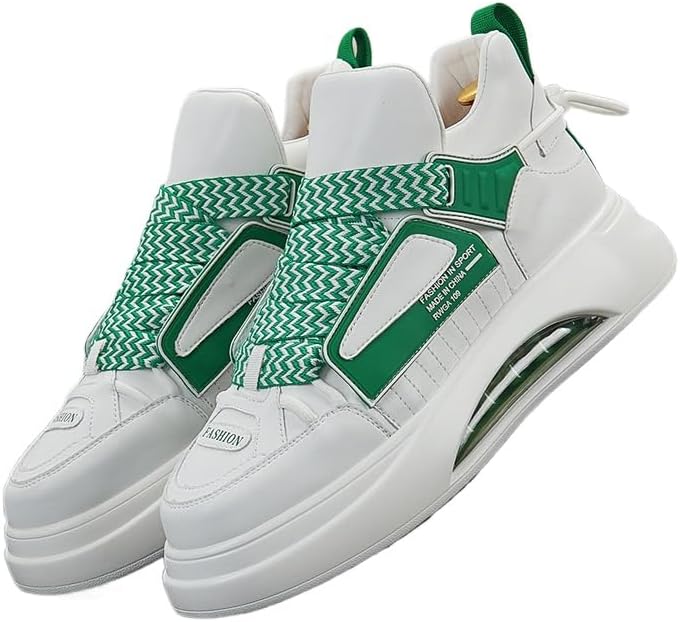 Мужские спортивные кроссовки - Надежная шнуровка и удобная толстая подошва для повседневной носки Hoalox, зеленый
Мужские спортивные кроссовки - Надежная шнуровка и удобная толстая подошва для повседневной носки Hoalox, зеленый