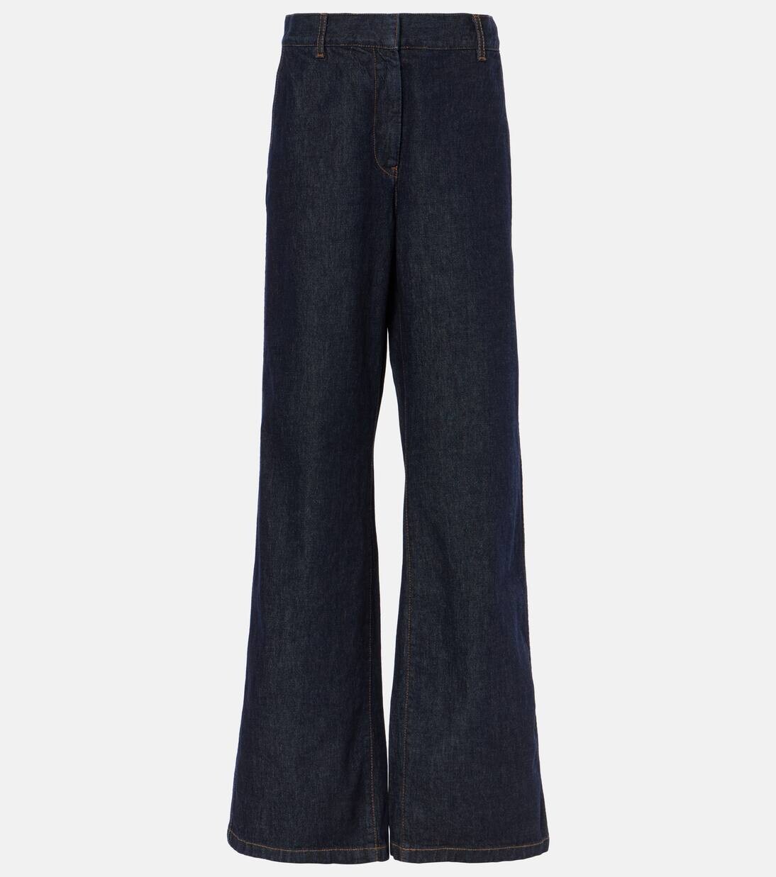 Расклешенные джинсы с высокой посадкой Dries Van Noten, индиго
Расклешенные джинсы с высокой посадкой Dries Van Noten, индиго