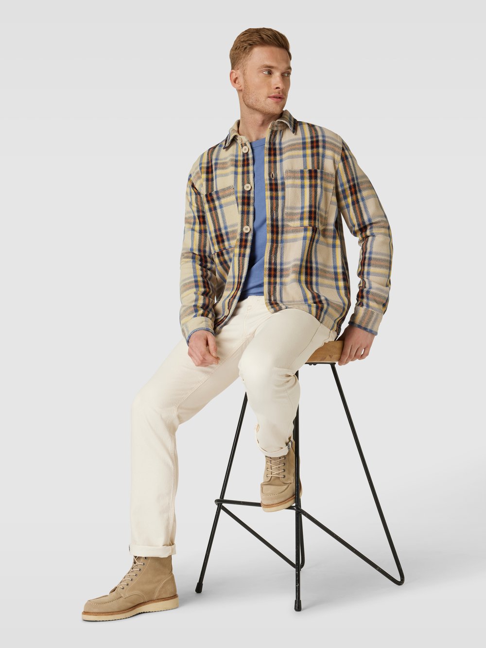 Куртка-рубашка классического кроя с накладными нагрудными карманами Knowledge Cotton Apparel
Куртка-рубашка классического кроя с накладными нагрудными карманами Knowledge Cotton Apparel