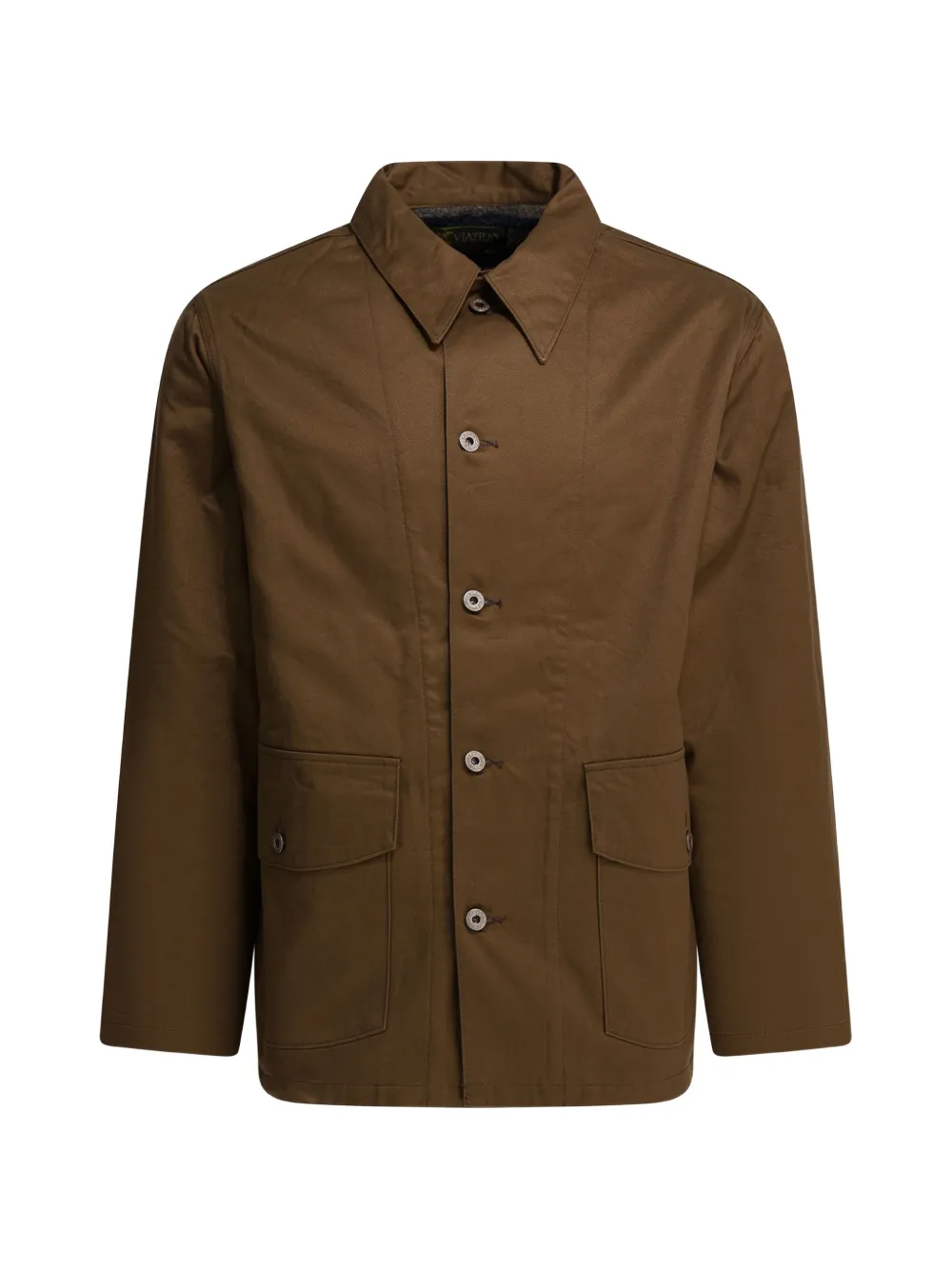 Куртка с карманом на пуговице от Aviation Associates Buzz Ricksons, коричневый
Куртка с карманом на пуговице от Aviation Associates Buzz Ricksons, коричневый