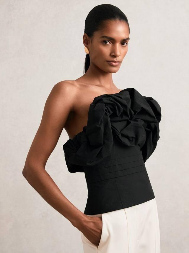 Топ Sabrina с бандо скульптурного кроя Reiss, Black
Топ Sabrina с бандо скульптурного кроя Reiss, Black