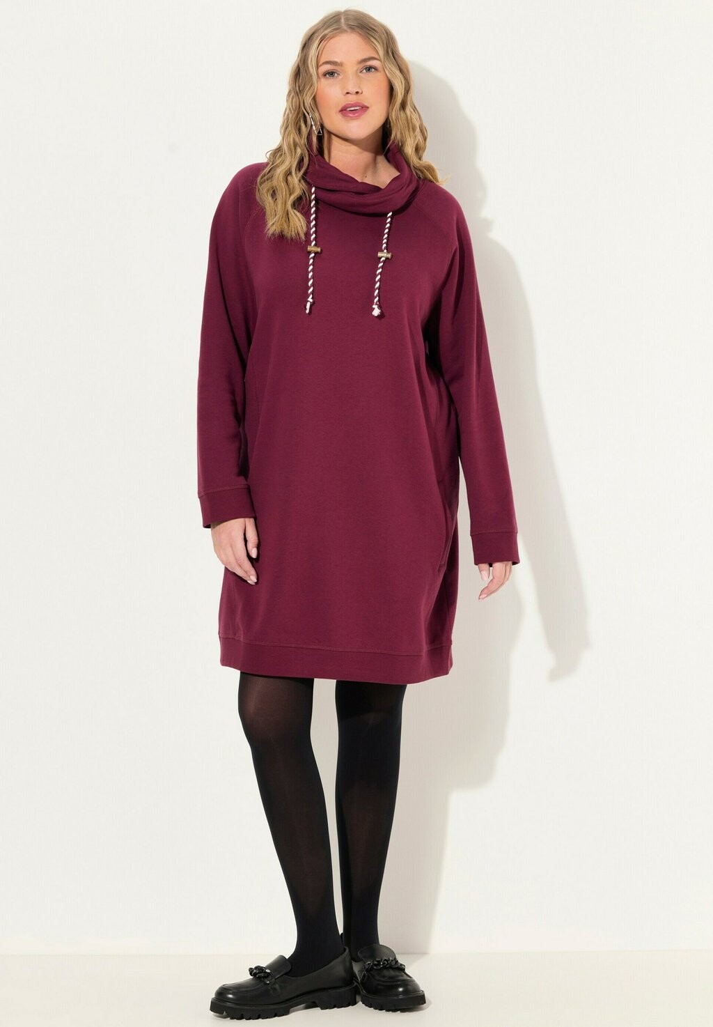 Дневное платье LANGARM TASCHEN Ulla Popken, темно-фиолетовый 
Дневное платье LANGARM TASCHEN Ulla Popken, темно-фиолетовый