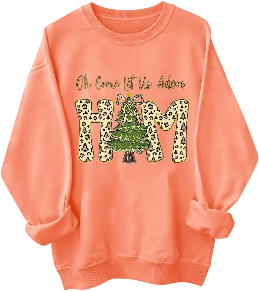 Религиозный рождественский свитшот Oh Come Let Us Adore Him woati
Религиозный рождественский свитшот Oh Come Let Us Adore Him woati