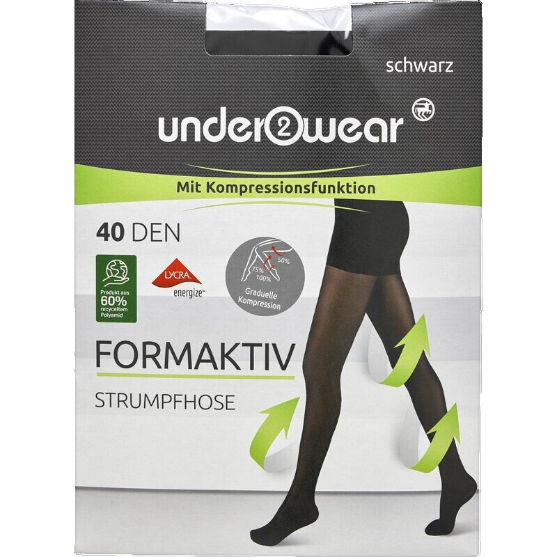 Поддерживающие колготки черного цвета 40ден. М under2wear, 1 шт.
Поддерживающие колготки черного цвета 40ден. М under2wear, 1 шт.