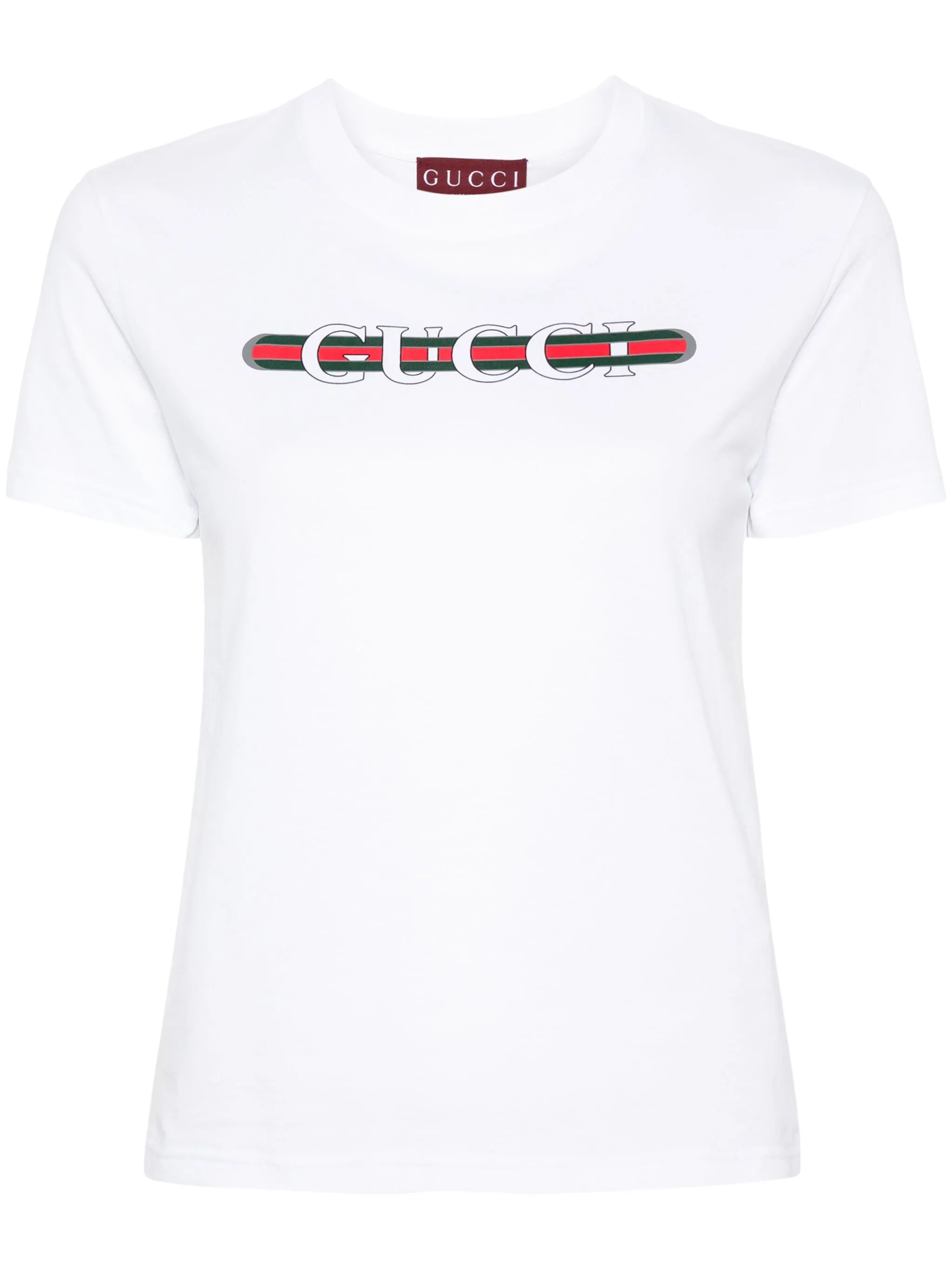 Футболка с логотипом Gucci, белый
Футболка с логотипом Gucci, белый