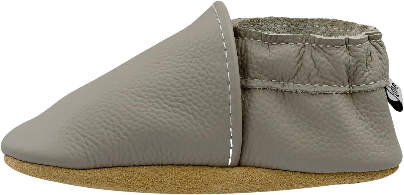 Детские кожаные обувь iEvolve, мягкие ходунки, пинетки-мокасины для малышей, серый
Детские кожаные обувь iEvolve, мягкие ходунки, пинетки-мокасины для малышей, серый