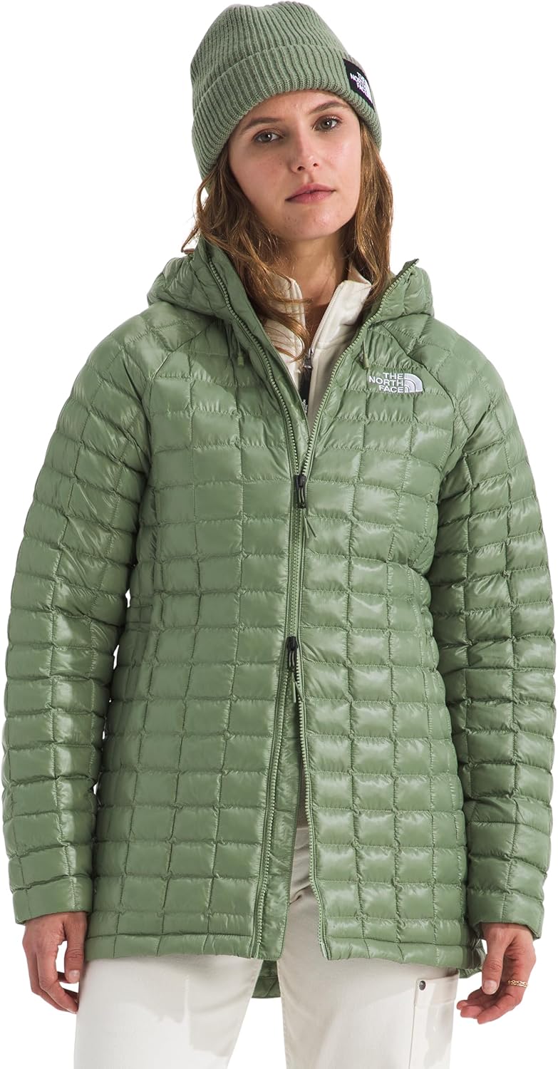Женская парка The North Face Thermoball с капюшоном, зеленый
Женская парка The North Face Thermoball с капюшоном, зеленый