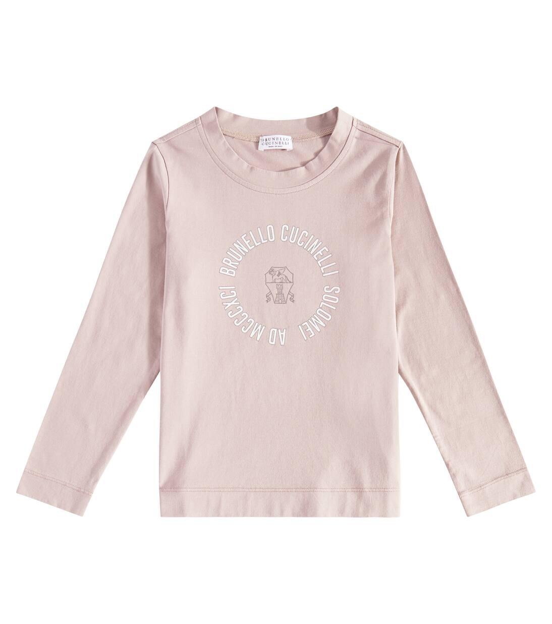 Футболка из хлопка Brunello Cucinelli Kids, цвет rose powder
Футболка из хлопка Brunello Cucinelli Kids, цвет rose powder