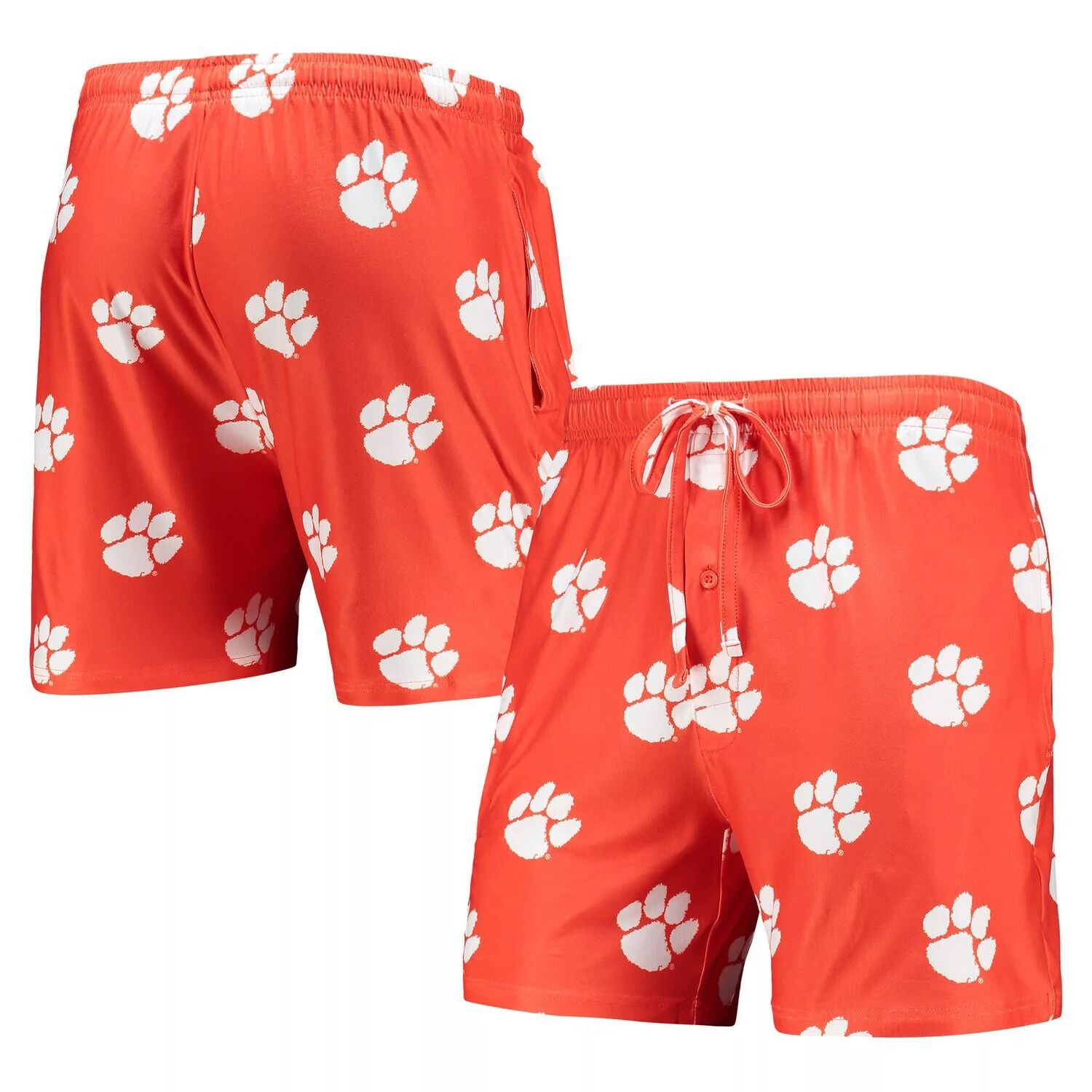 Мужские спортивные оранжевые шорты Clemson Tigers Flagship с принтом и джемами для мужчин Concepts
Мужские спортивные оранжевые шорты Clemson Tigers Flagship с принтом и джемами для мужчин Concepts