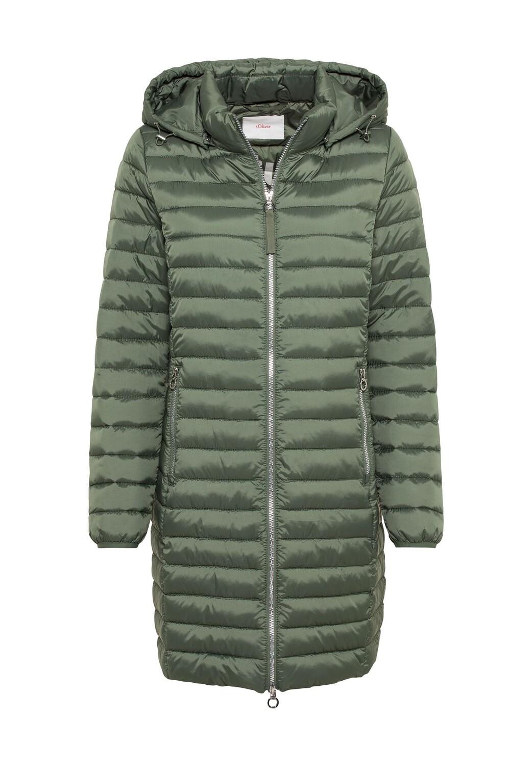 Пальто стеганое, двусторонняя молния, однотонное, женское S.Oliver, зеленый
Пальто стеганое, двусторонняя молния, однотонное, женское S.Oliver, зеленый