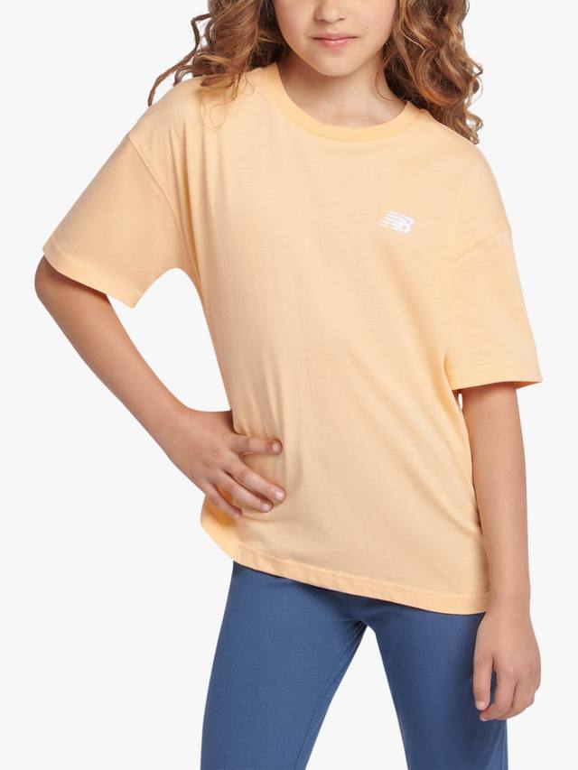 Детская хлопковая футболка с логотипом New Balance, Peach Blossom
Детская хлопковая футболка с логотипом New Balance, Peach Blossom