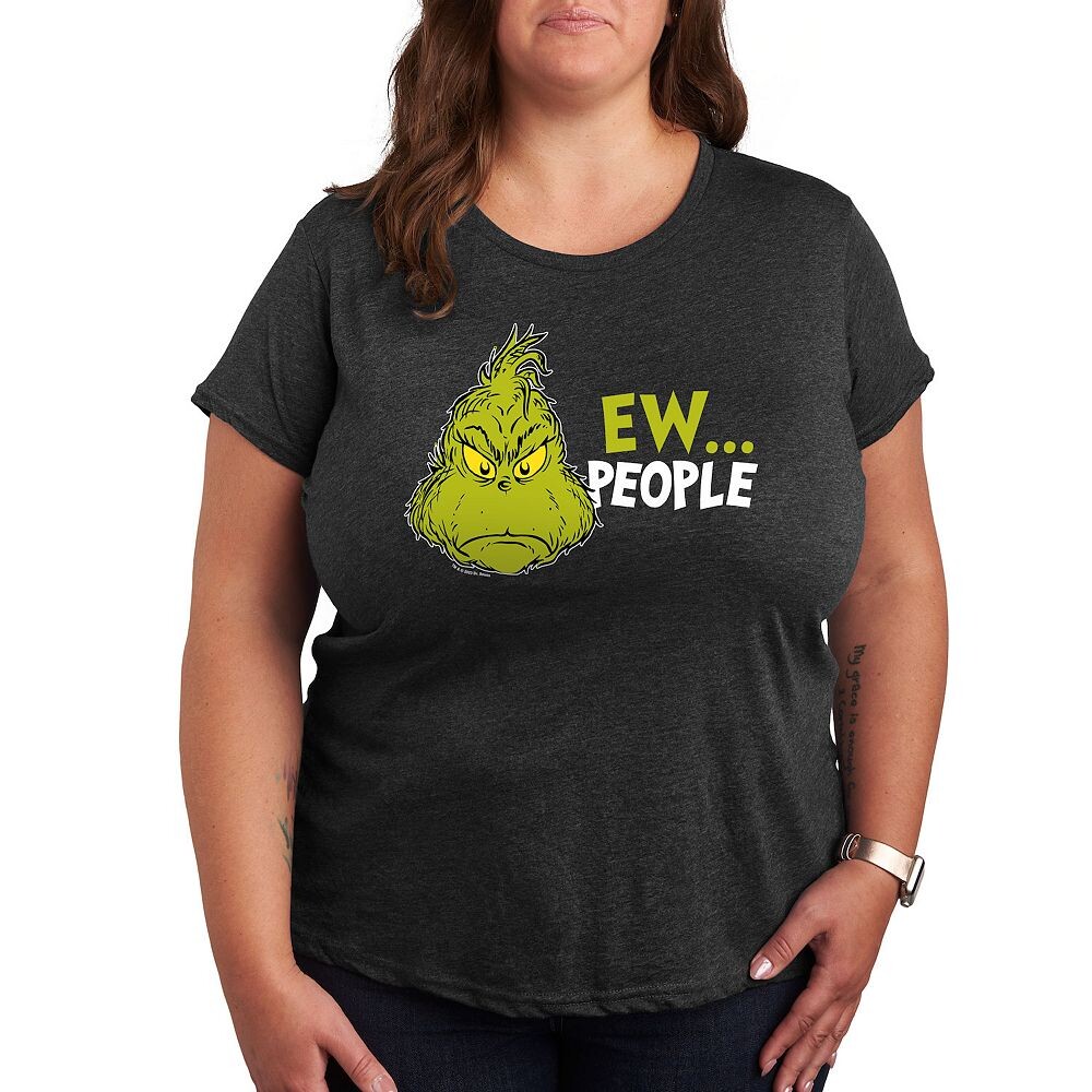 Футболка Plus Dr. Seuss The Grinch Ew People с рисунком Licensed Character, цвет Charcoal Heather
Футболка Plus Dr. Seuss The Grinch Ew People с рисунком Licensed Character, цвет Charcoal Heather