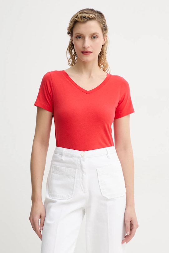 Хлопковая футболка American Vintage, красный 
Хлопковая футболка American Vintage, красный