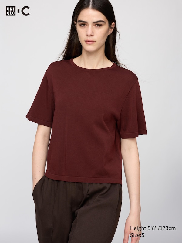 Вязаная футболка boxy Uniqlo, 38 dark brown, Коричневый, Вязаная футболка boxy Uniqlo, 38 dark brown
Вязаная футболка boxy Uniqlo, 38 dark brown, Коричневый, Вязаная футболка boxy Uniqlo, 38 dark brown