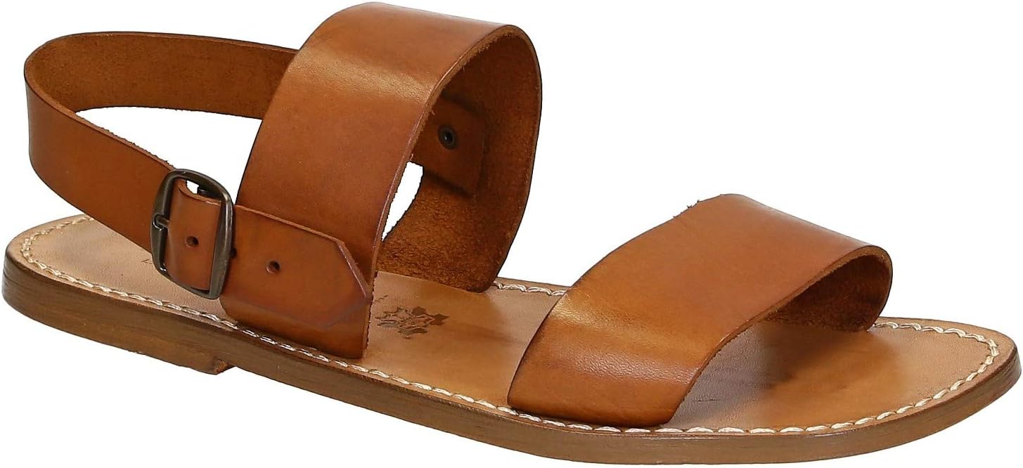 Мужские сандалии ручной работы из темно-коричневой кожи Gianluca - L'Artigiano Del Cuoio
Мужские сандалии ручной работы из темно-коричневой кожи Gianluca - L'Artigiano Del Cuoio