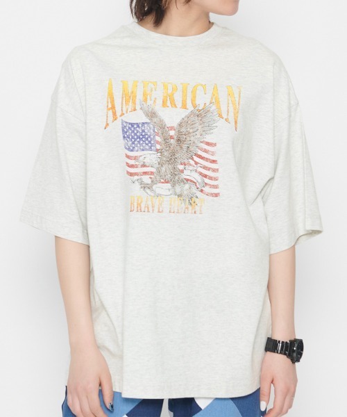 Футболка с пигментной печатью, американский принт Spiritoso, светло-серый
Футболка с пигментной печатью, американский принт Spiritoso, светло-серый