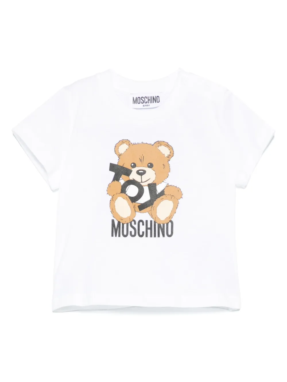 Футболка с принтом Moschino Kids, белый
Футболка с принтом Moschino Kids, белый