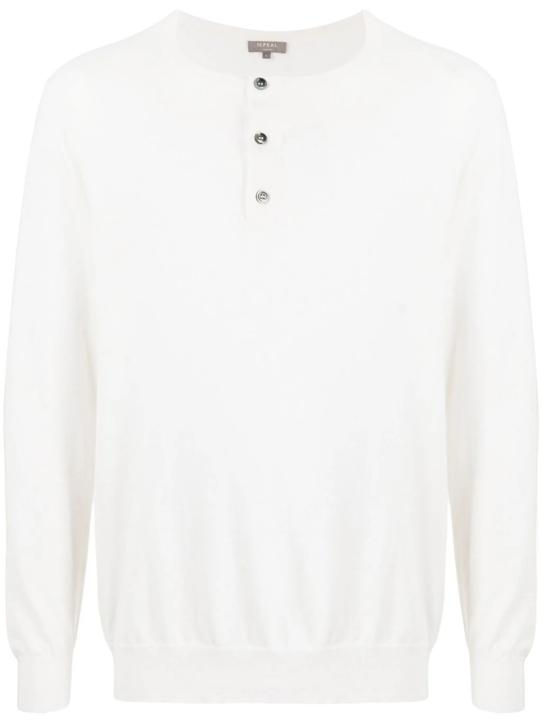 Джемпер с планкой на пуговицах N.Peal, белый
Джемпер с планкой на пуговицах N.Peal, белый