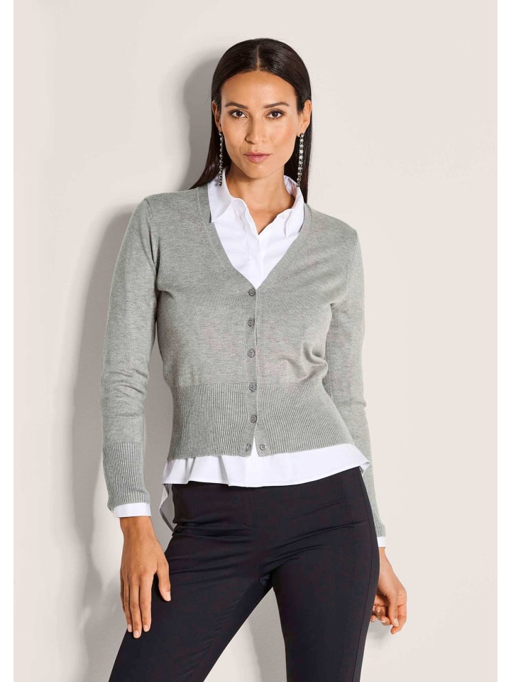 MADELEINE Элегантный кардиган из вискозы с застежкой на пуговицы, цвет серый/меланж
MADELEINE Элегантный кардиган из вискозы с застежкой на пуговицы, цвет серый/меланж