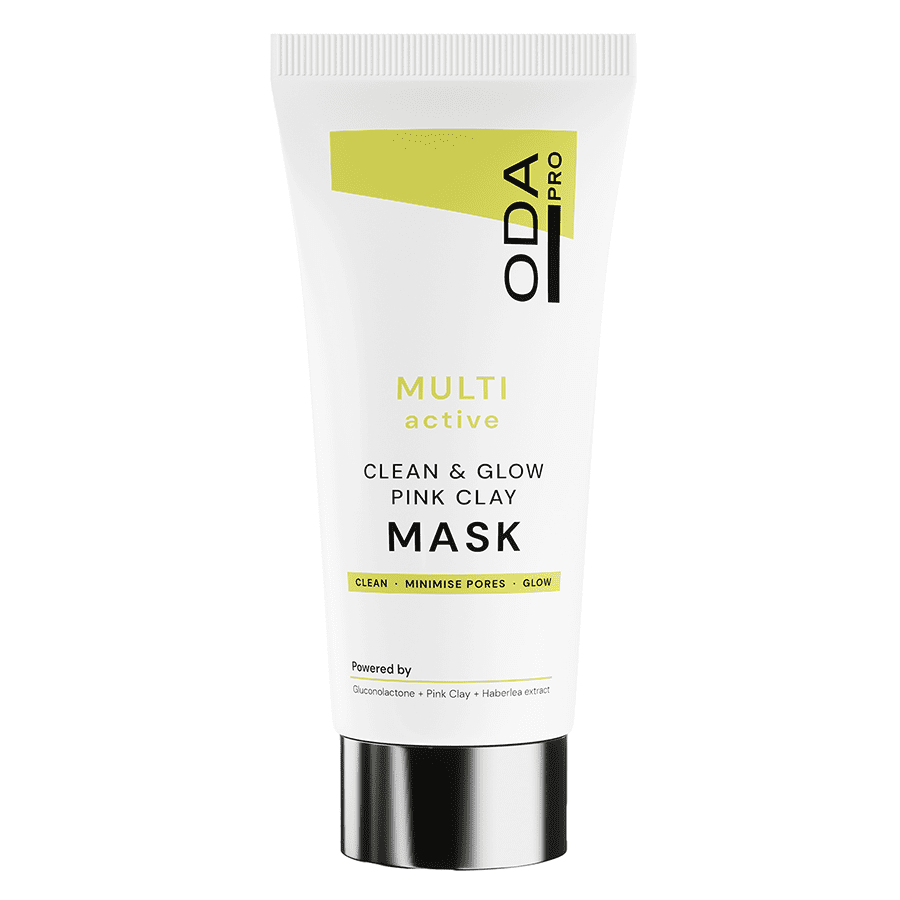 Очищающая и осветляющая маска для лица из розовой глины clean & glow pink clay mask Oda Pro, 50 мл
Очищающая и осветляющая маска для лица из розовой глины clean & glow pink clay mask Oda Pro, 50 мл