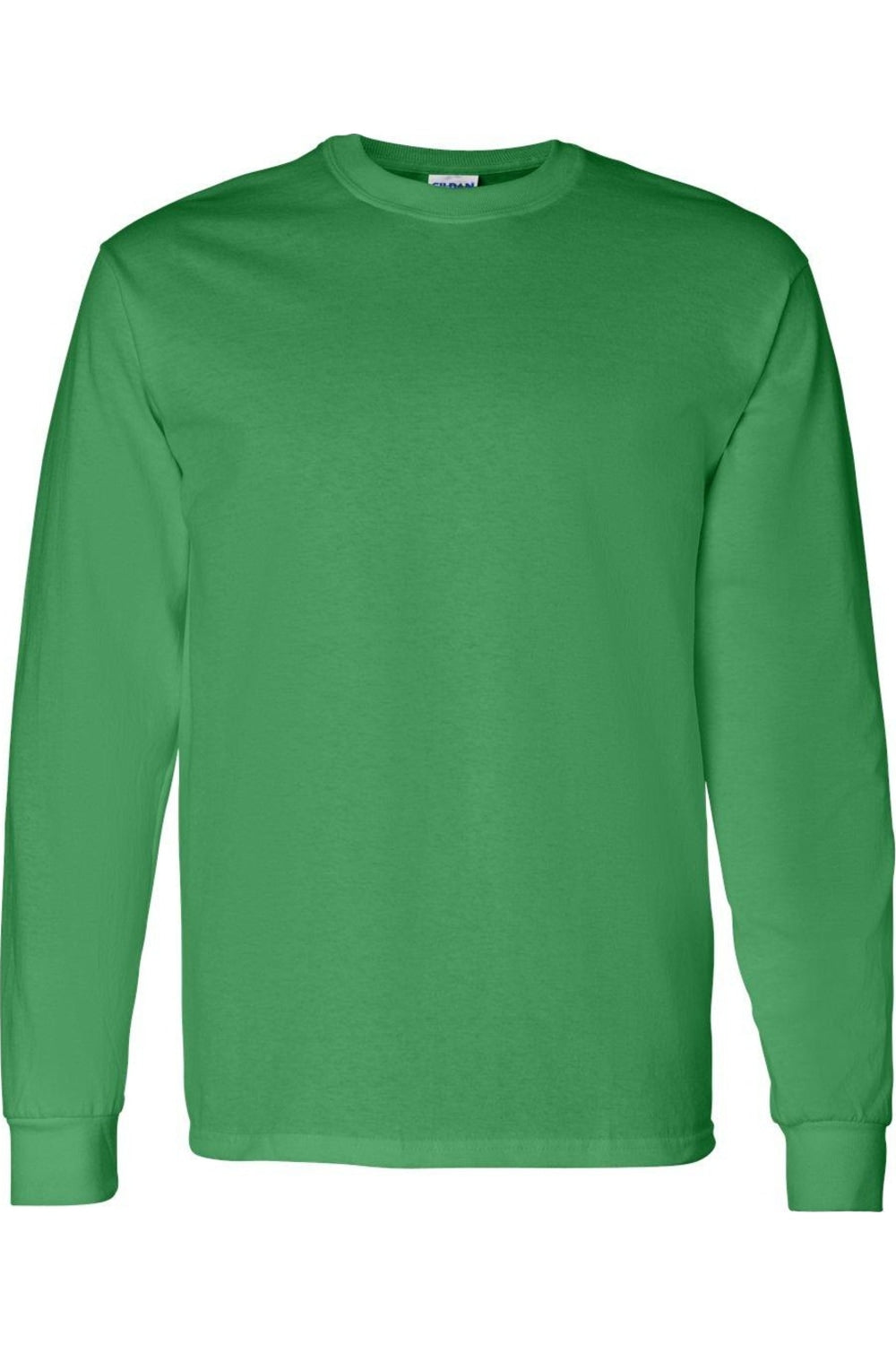 Футболка с длинным рукавом из плотного хлопка Gildan, цвет irish green 
Футболка с длинным рукавом из плотного хлопка Gildan, цвет irish green