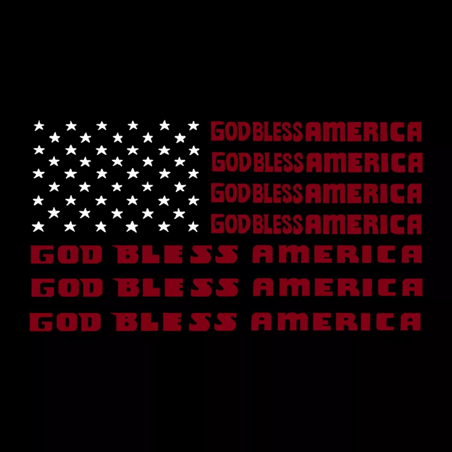 God Bless America — мужская футболка премиум-класса с рисунком Word Art LA Pop Art
God Bless America — мужская футболка премиум-класса с рисунком Word Art LA Pop Art