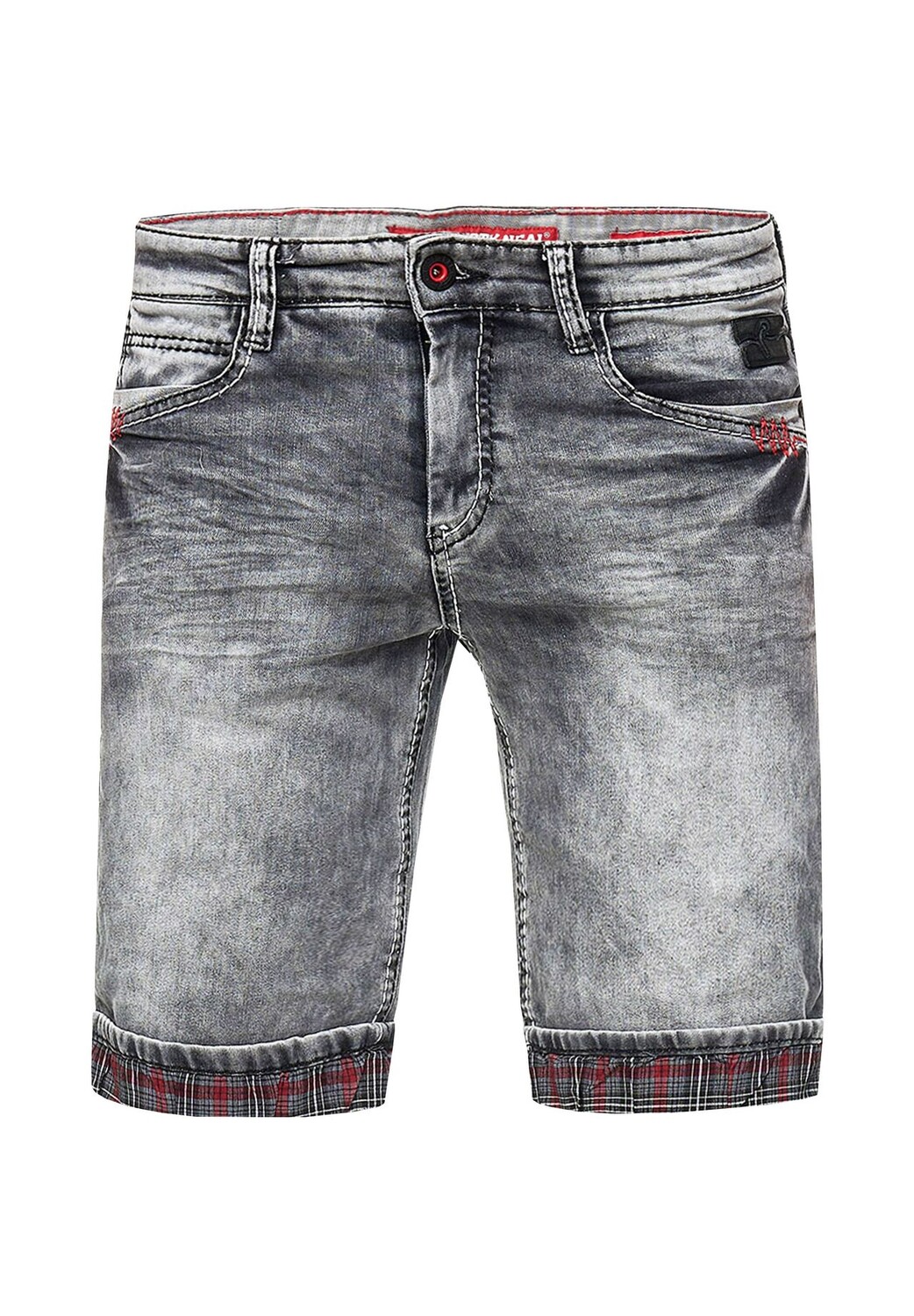 Джинсовые шорты Karsley с клетчатыми манжетами RUSTY NEAL, серый
Джинсовые шорты Karsley с клетчатыми манжетами RUSTY NEAL, серый