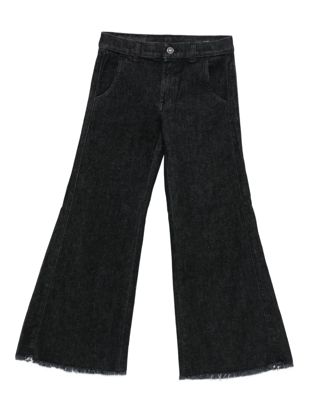 Расклешенные брюки с бахромой DONDUP KIDS, черный 
Расклешенные брюки с бахромой DONDUP KIDS, черный