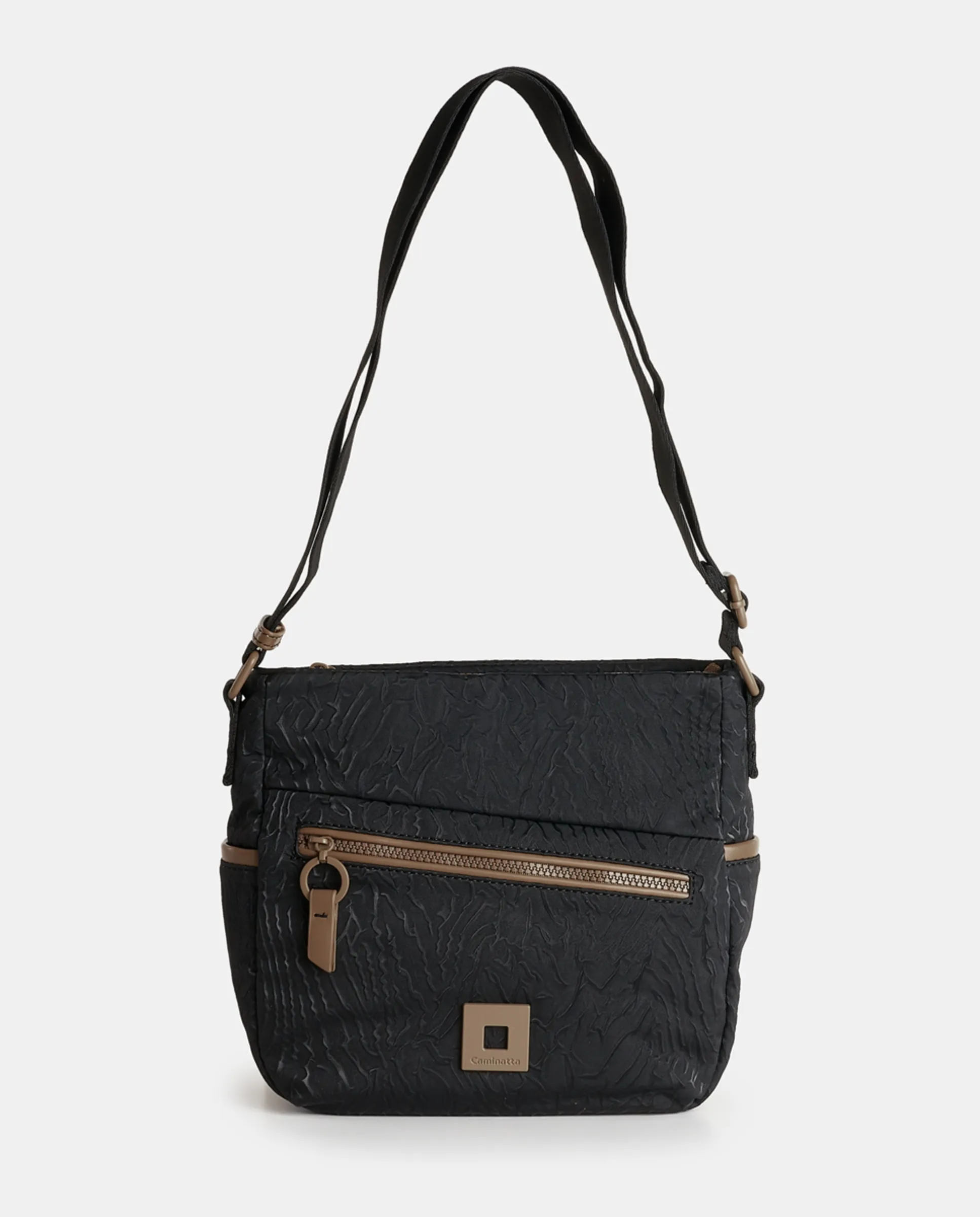 Средняя сумка через плечо с молнией Caminatta, черный
Средняя сумка через плечо с молнией Caminatta, черный